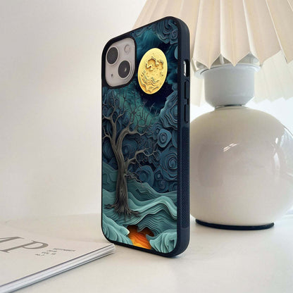 Moon Whisper Woods Glass Case