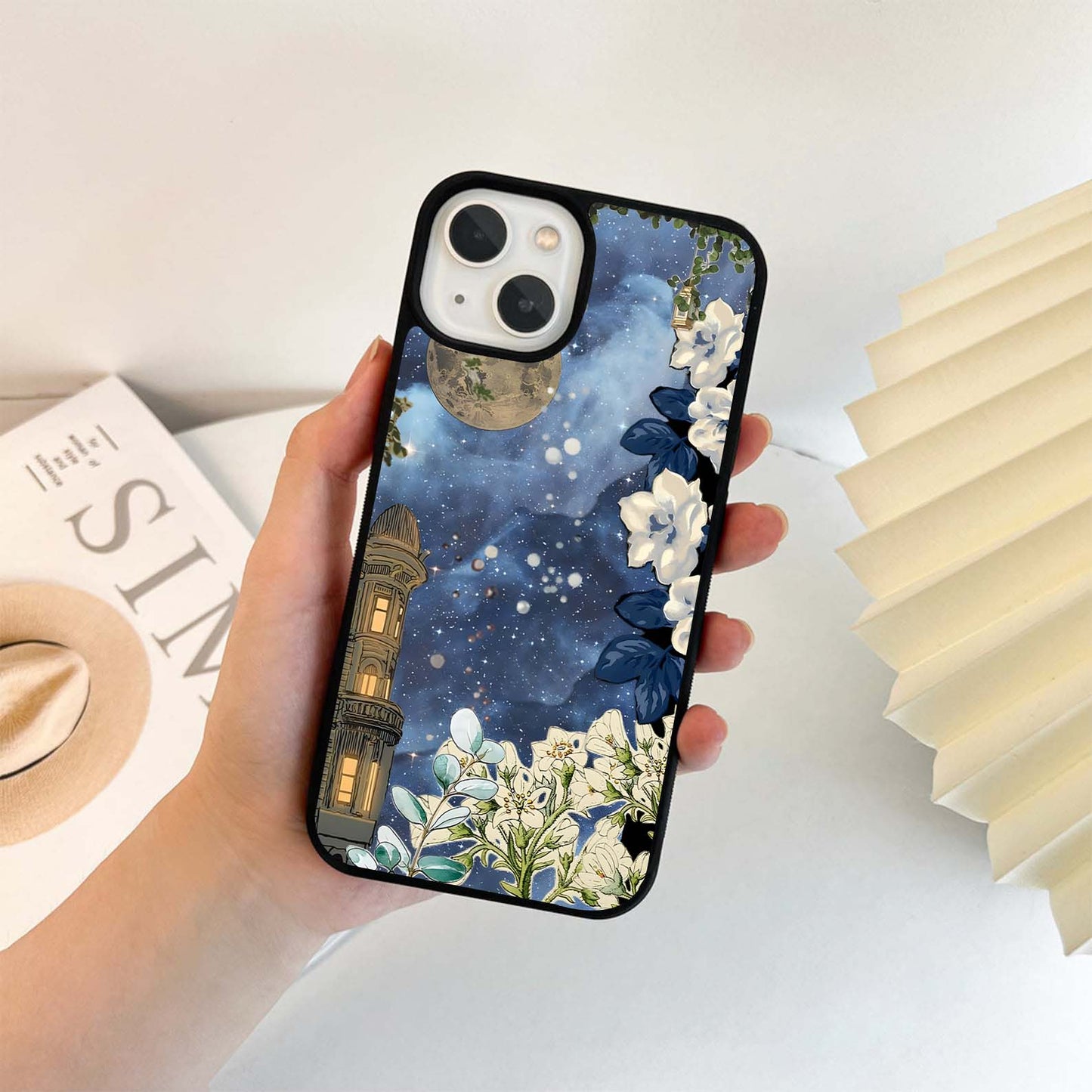 Moonlit Garden Glow Glass Case