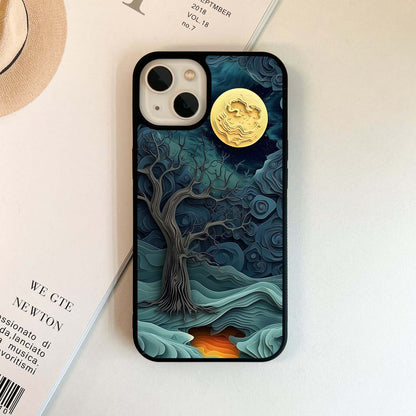 Moon Whisper Woods Glass Case