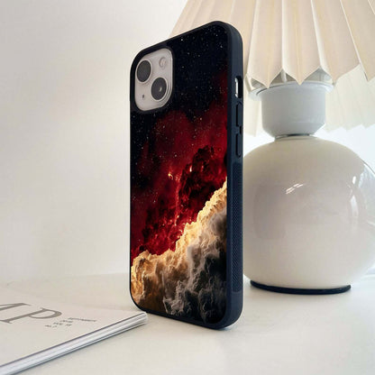 Nebula Flame Skies Glass Case
