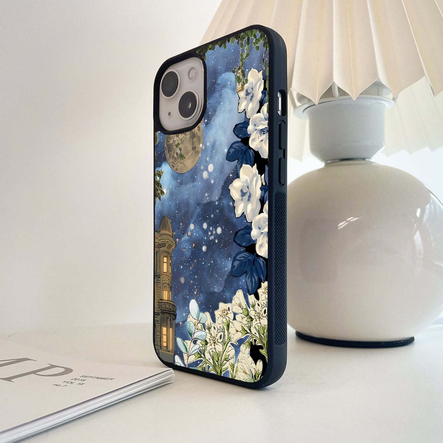 Moonlit Garden Glow Glass Case