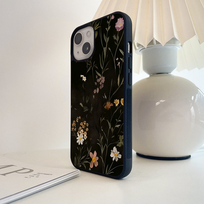 Shadow Floral Meadow Glass Case