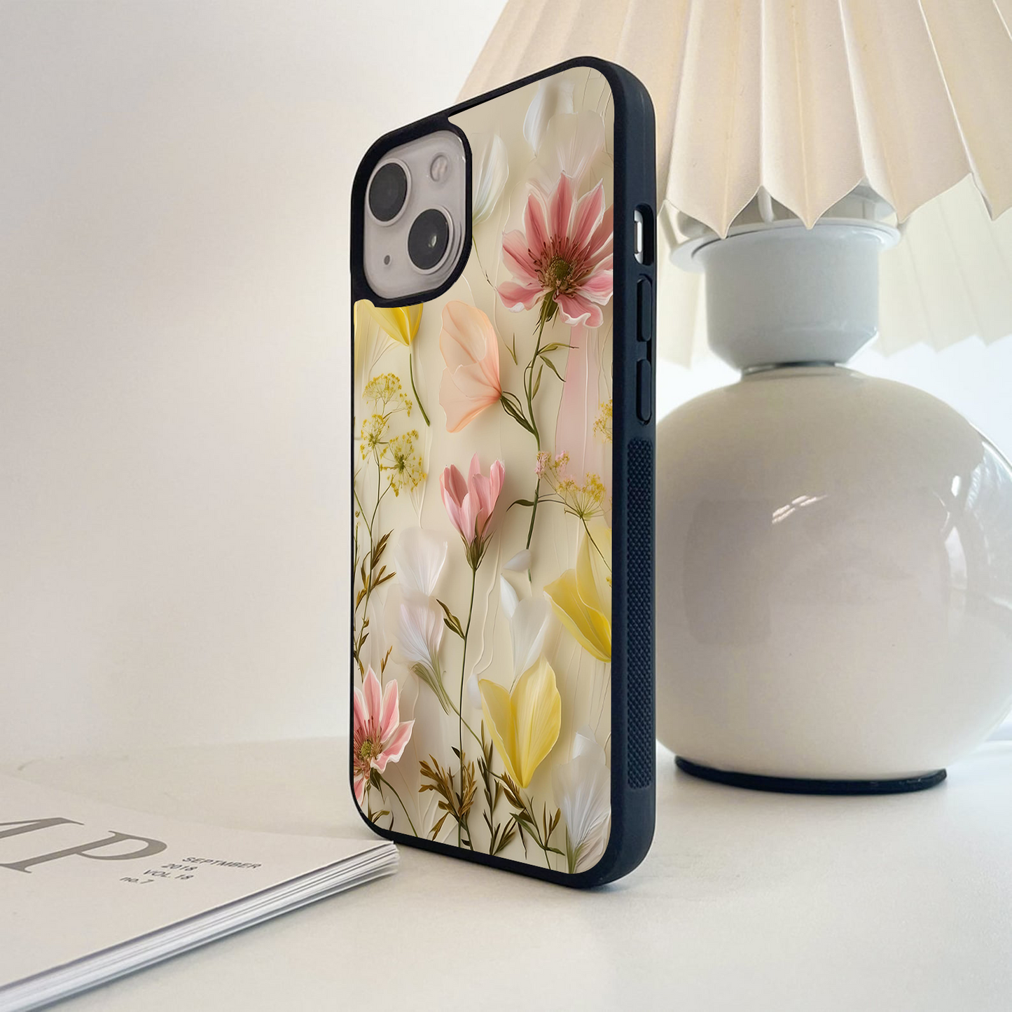 Whispering Petal Harmony Glass Case