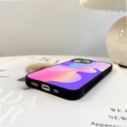 Abstract pastel swirl Glass Case