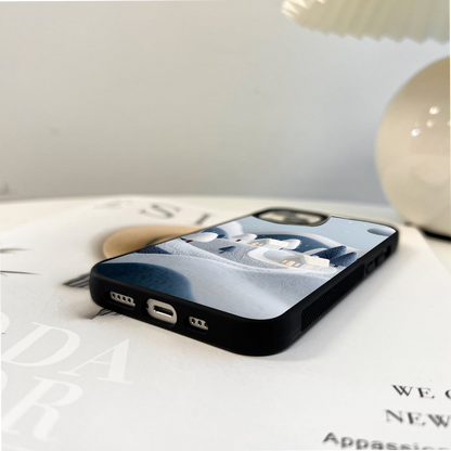 Frosty Cozy Hills Glass Case