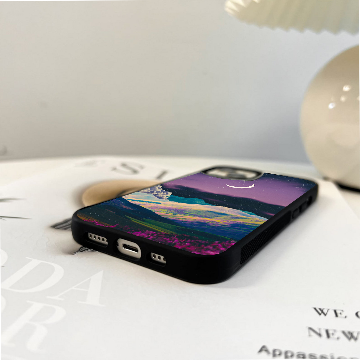 Dreamlight Crescent Glow Glass Case