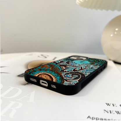 Ocean Bloom Spirit Glass Case