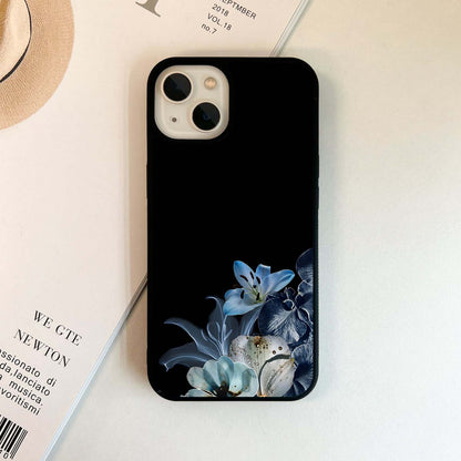 Moonlit Bloom Florals Glass Case