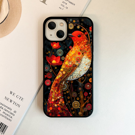 Mosaic Ember Wings Glass Case