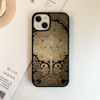 Eternal Tree Birds Glass Case