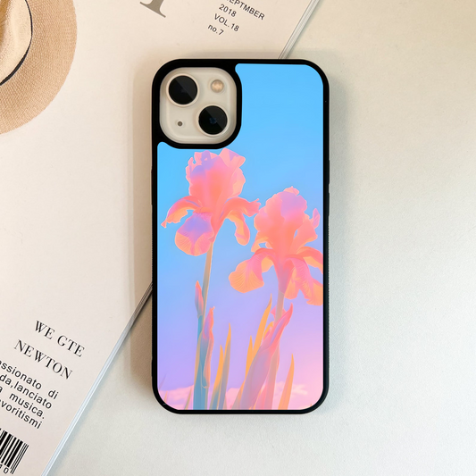 Magic Flower Rise Glass Case