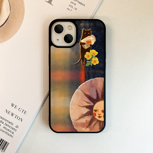 Whiskers and Wishes Glass Case