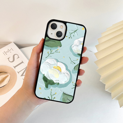 Mellow Floral Breeze Glass Case