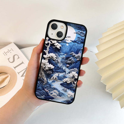 Moonlit Ice Grove Glass Case