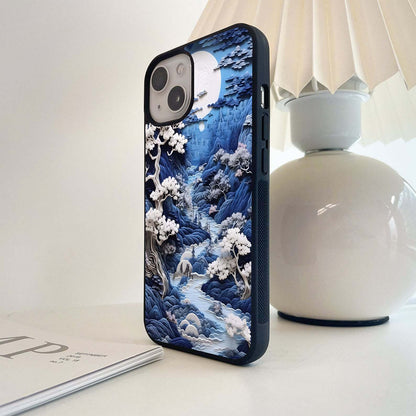 Moonlit Ice Grove Glass Case