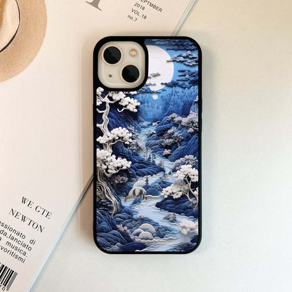 Moonlit Ice Grove Glass Case