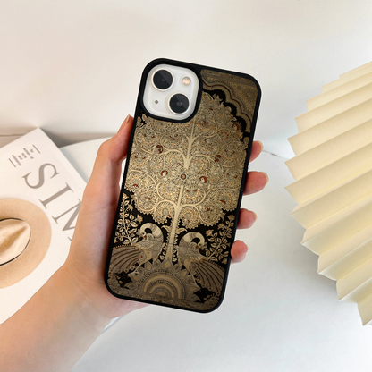 Eternal Tree Birds Glass Case