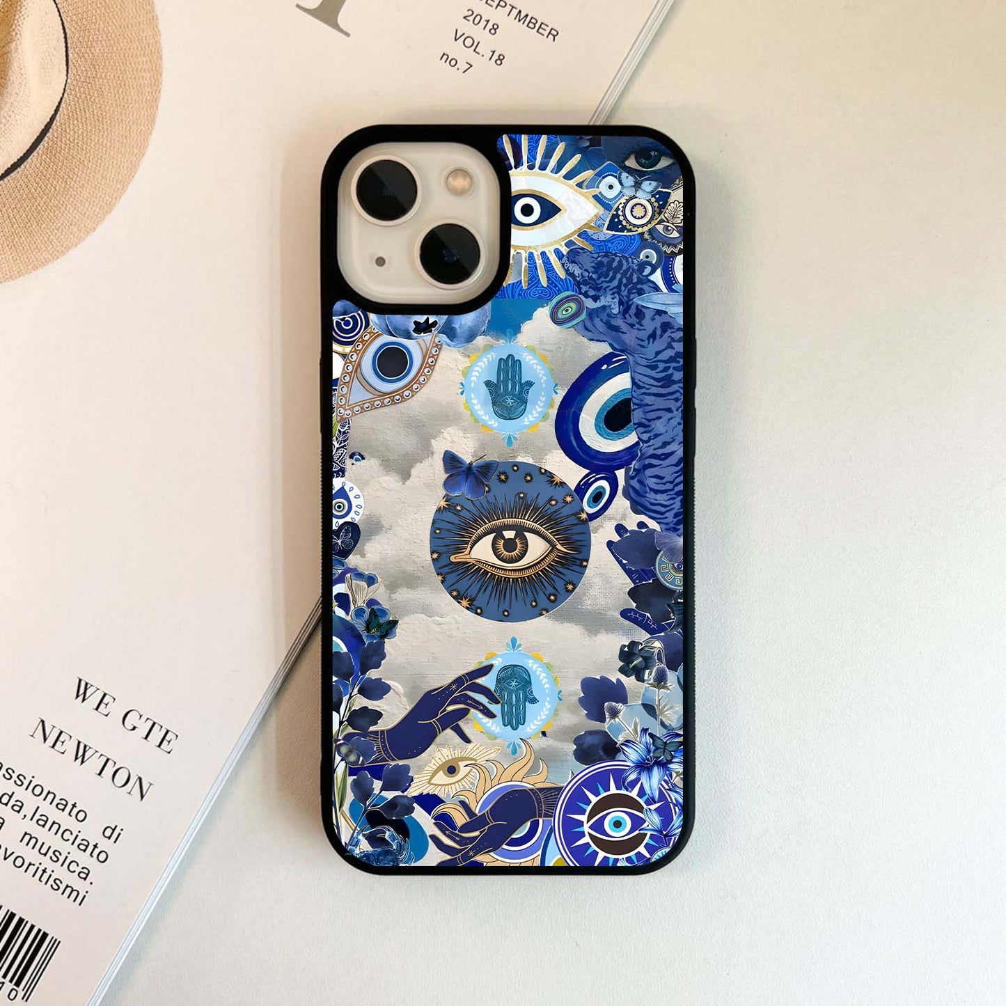 Mystic Blue Vision Glass Case