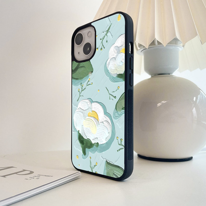 Mellow Floral Breeze Glass Case