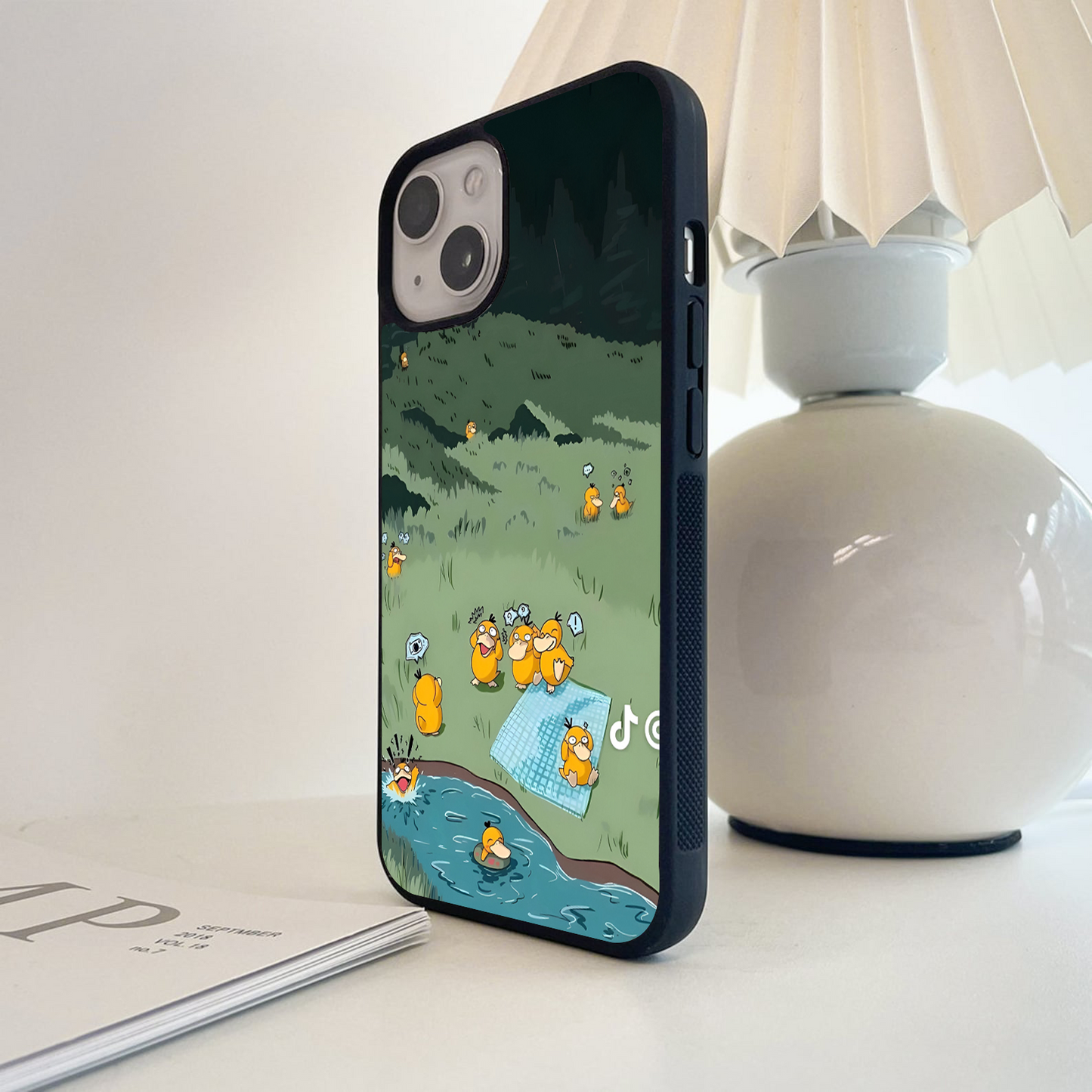 Dizzy Duck Day Glass Case