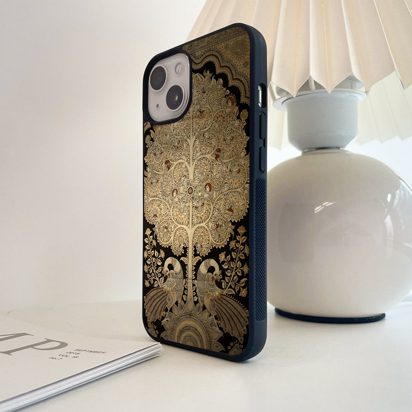 Eternal Tree Birds Glass Case