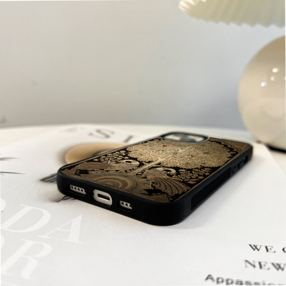 Eternal Tree Birds Glass Case