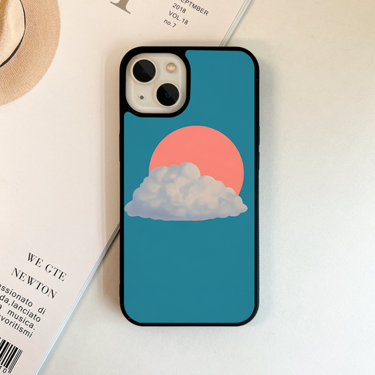 Coral Cloud Rise Glass Case