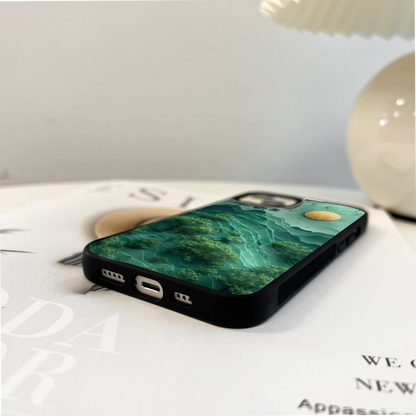 Green Hills with Sun Glass Case