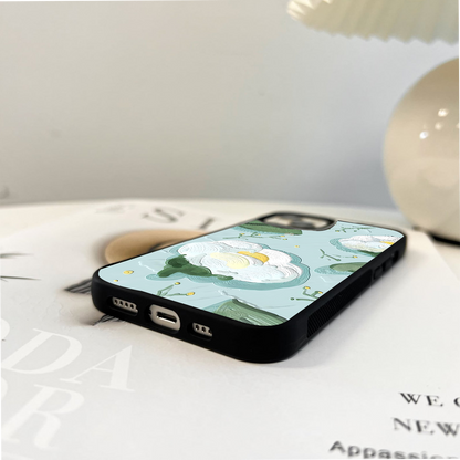 Mellow Floral Breeze Glass Case