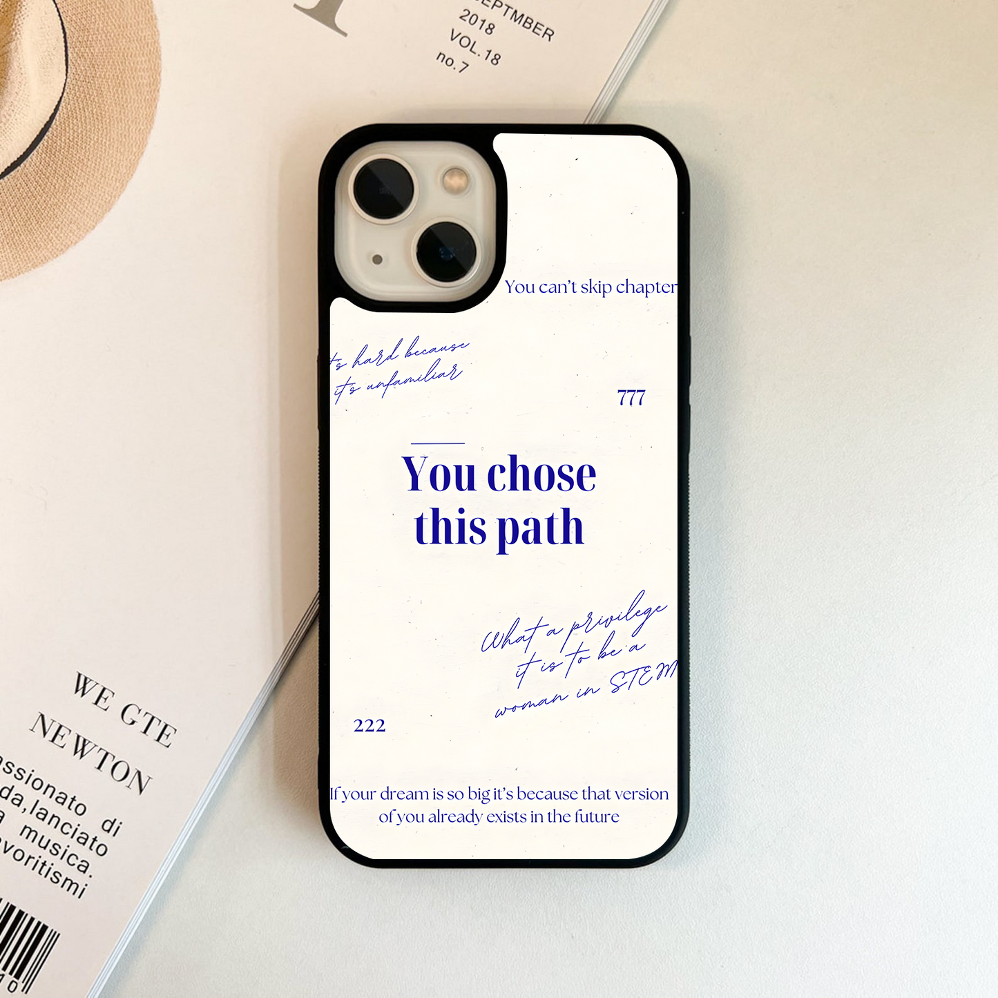 Path Chosen Strength Glass Case