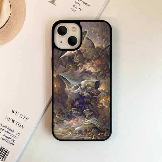 Night Spin Wings Glass Case