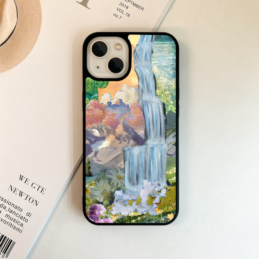 Collage Cascade Daydream Glass Case