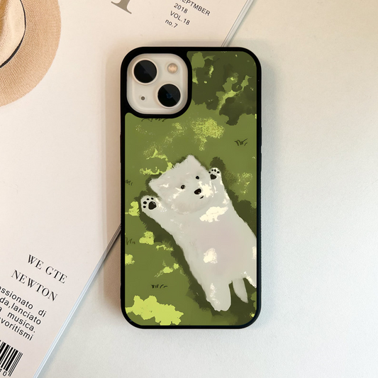 Playful Meadow Paws Glass Case