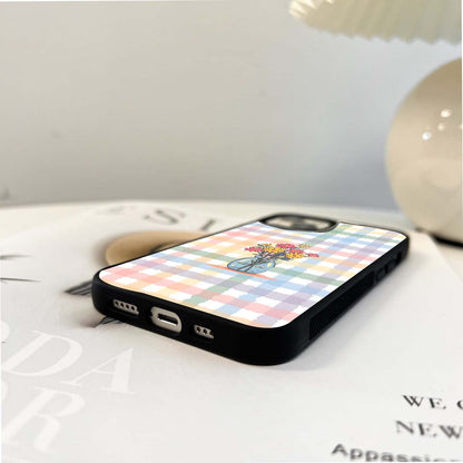 Pastel Blossom Vase Glass Case