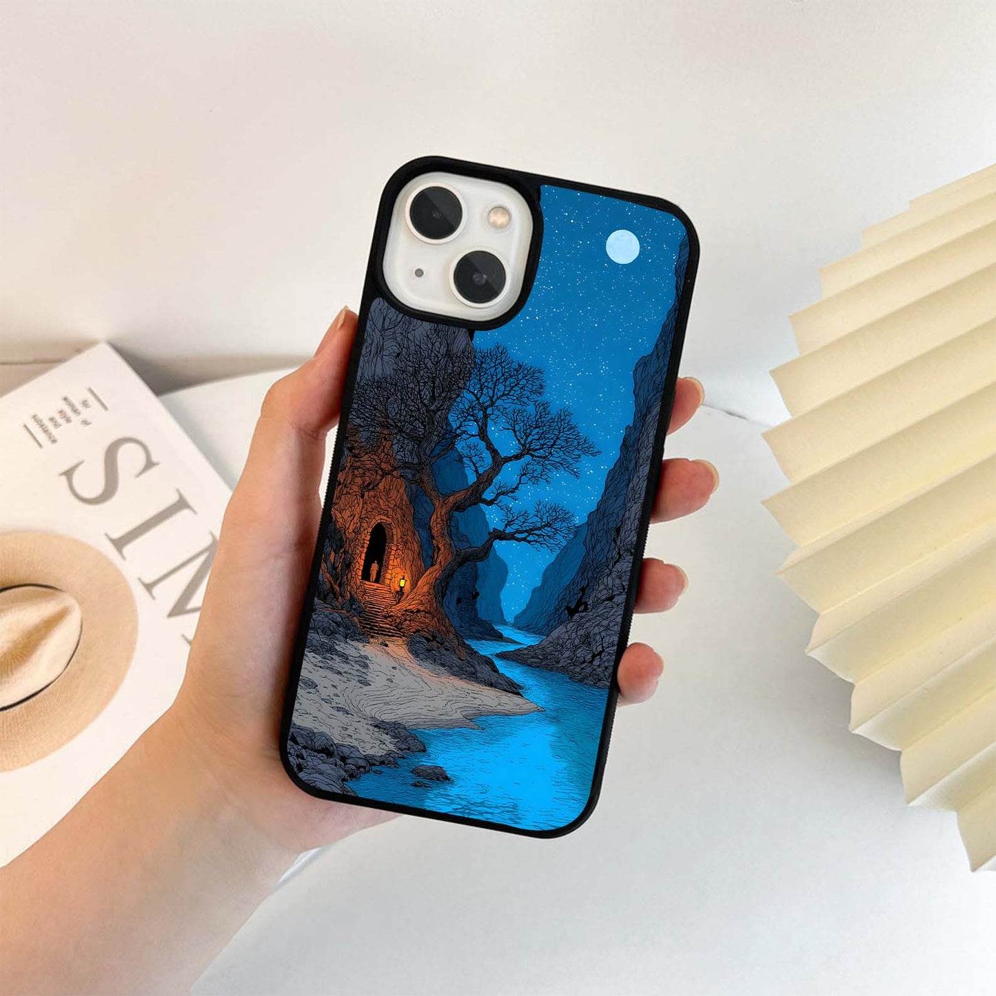 Mystic Moon Path Glass Case