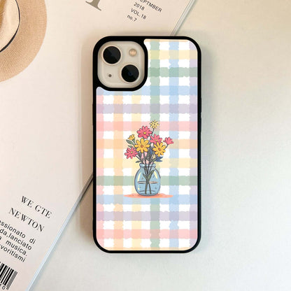 Pastel Blossom Vase Glass Case