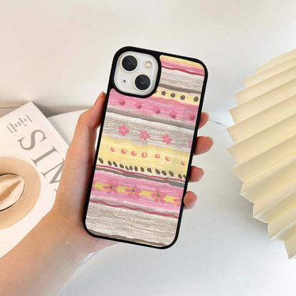 Sunlit Pastel Stripes Glass Case