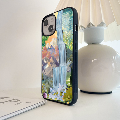 Collage Cascade Daydream Glass Case
