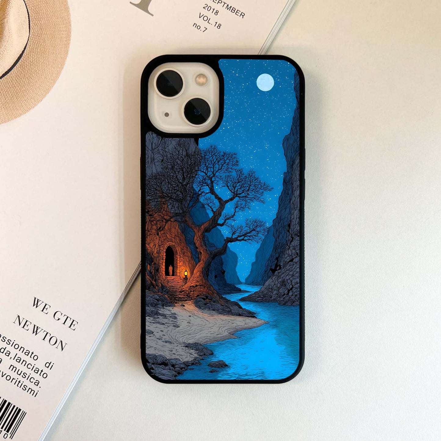 Mystic Moon Path Glass Case