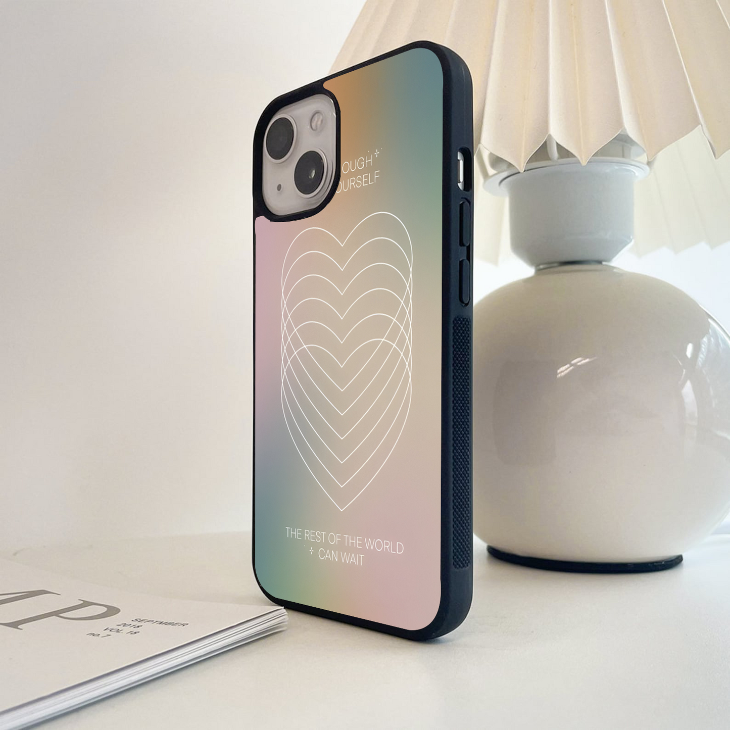 Heart Feels Whole Glass Case