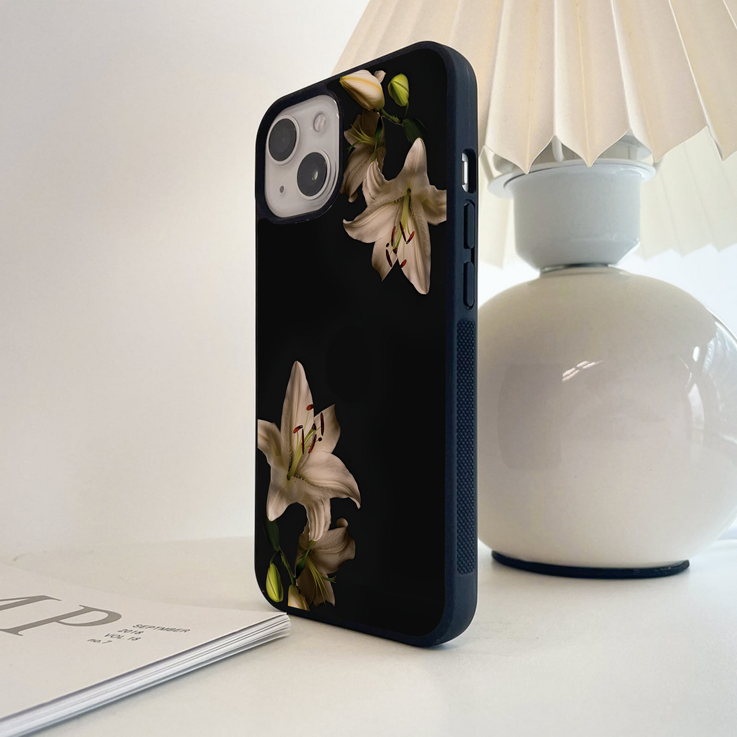 Lily Noir Luxe Glass Case