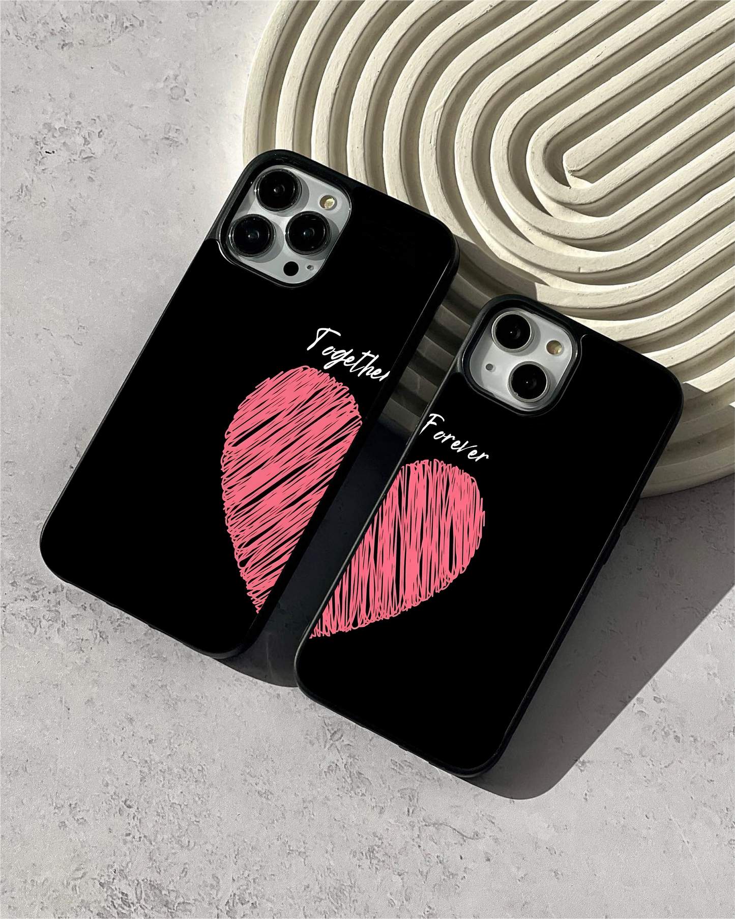 Love Forever Together Glass Case