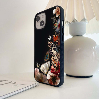 Butterfly Bloom Dance Glass Case