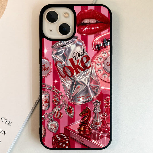 Diet Coke Glam Glass Case