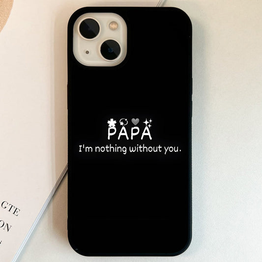 Forever My Papa Glass Case