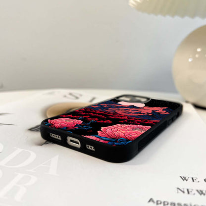 Blush Moon Bloom Glass Case