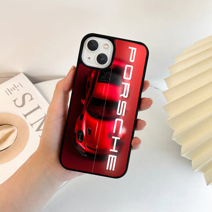 Porsche Crimson Shadow Glass Case