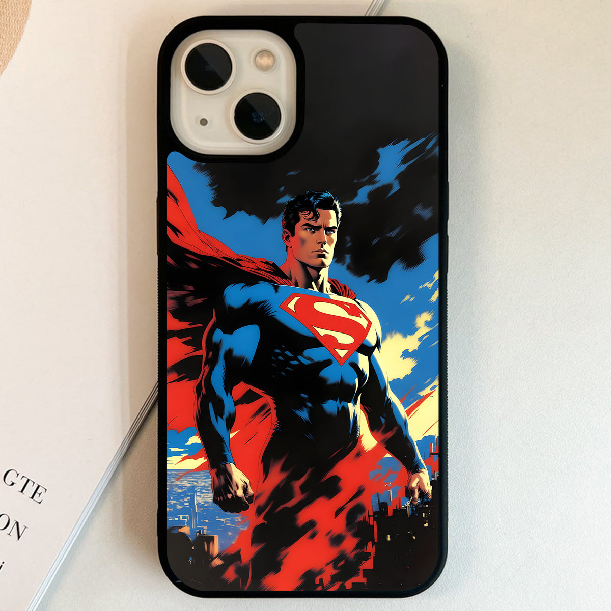 Superman Dark City Hero Glass Case
