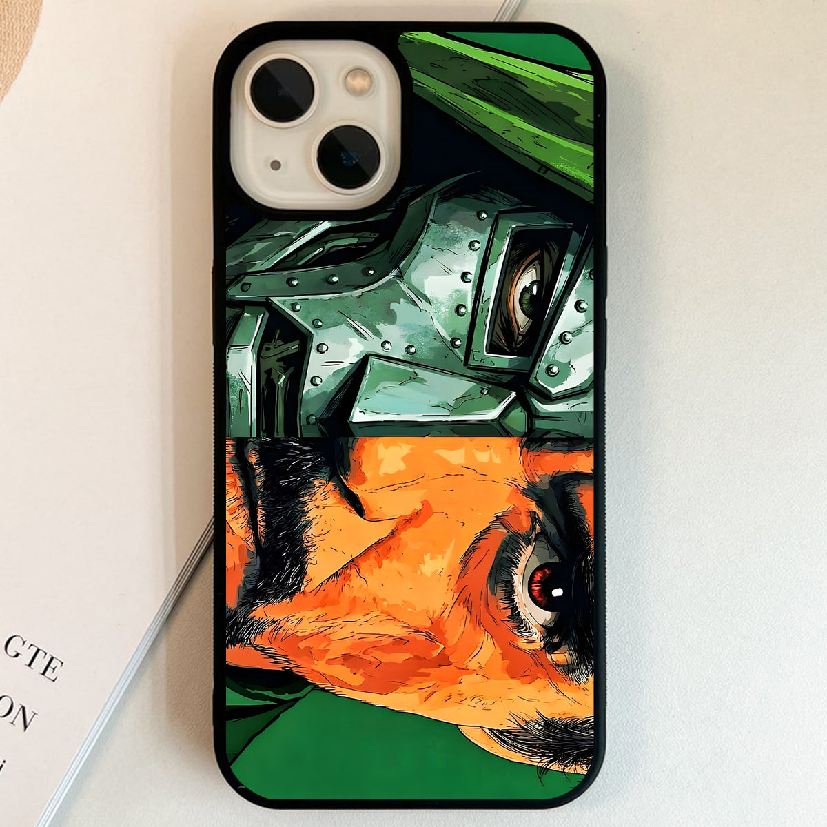 Doctor Doom Split Face Glass Case
