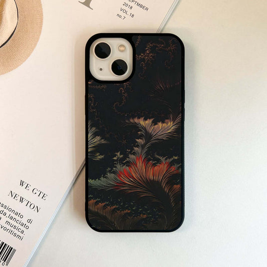 Crimson Petal Drift Glass Case